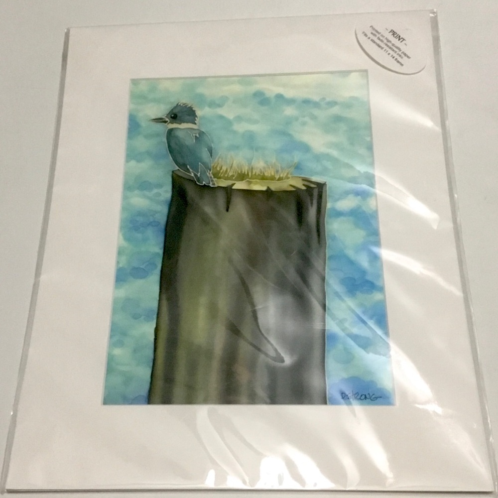 NWOT BC Artist Deborah Strong SFCA ‘Dock Diver’ Print